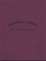 The cover the the booklet Redwood Mouldings from Redwood Lumber & Supply Company, LLC.